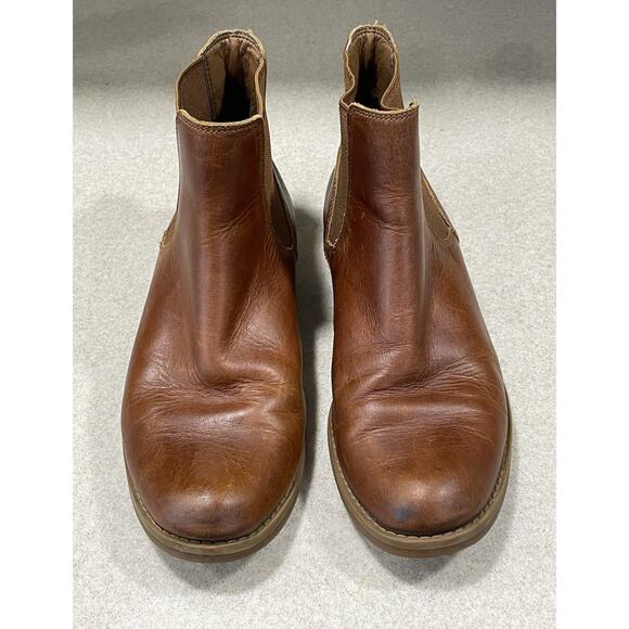 Timberland Magby Chelsea Boot Women’s Size 7 Light Brown Full Grain Casual Shoe - Picture 2 of 10